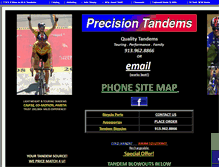 Tablet Screenshot of precisiontandems.com